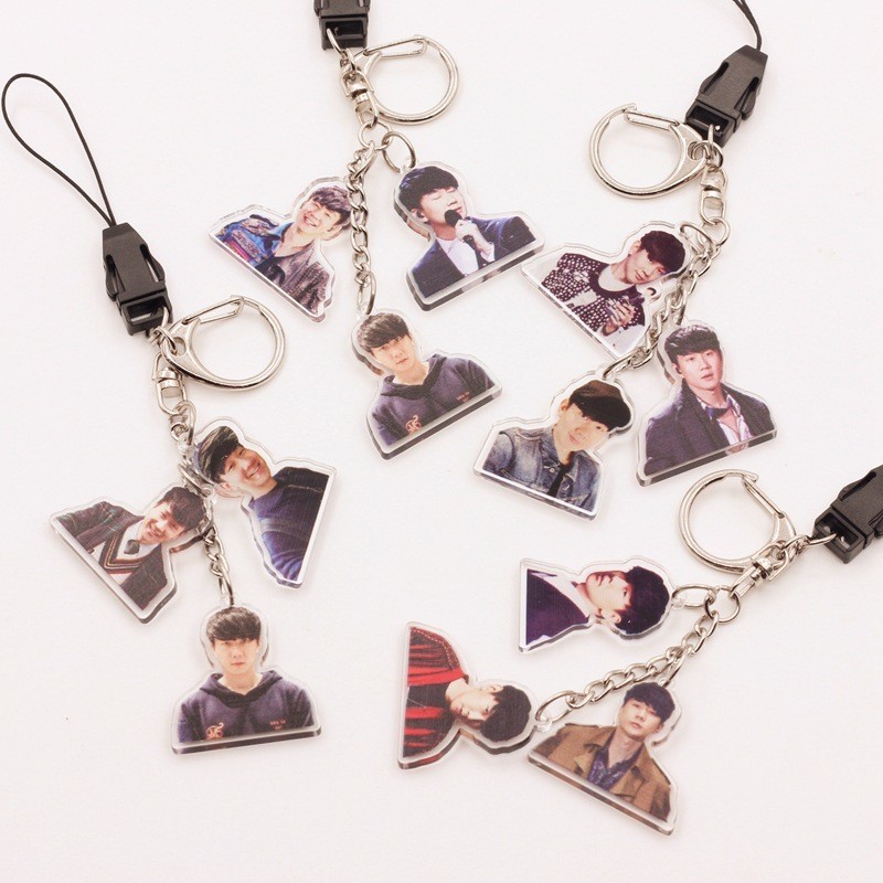 Lin Junjie สินค้า JJLIN การ์ตูนพวงกุญแจอะคริลิคแขวน String 013 น่ารักเก็บตุ๊กตาประณีตกุญแจรถ