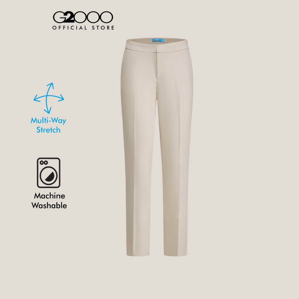 G2000 กางเกงสูทสำหรับผู้หญิง ทรง Cigarette Shape รุ่น 5625101616 BEIGE