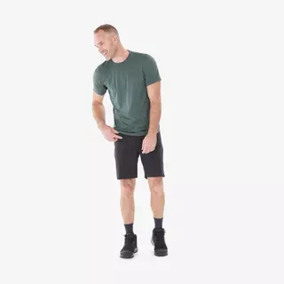 Decathlon Men'S Hiking Synthetic Short-Sleeved T-Shirt Mh100 เสื้อเดินป่าผู้ชาย รุ่น Mh100 - Green