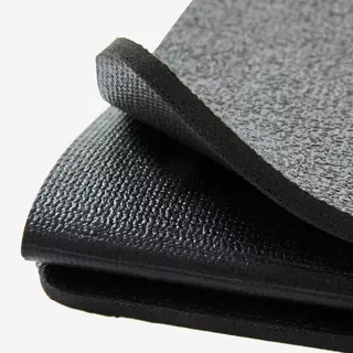 Decathlon 8 Mm Thick Indoors And Outdoors Durable Folding Fitness Mat เสื่อปูพื้นสำหรับการออกกำลังกายหนา 8 มม. - Black