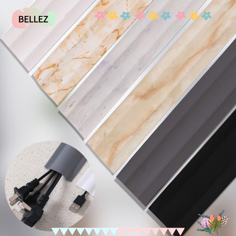 BELLEZ TV Cord Hider, Self-Adhesive DIY ตกแต่งสายเคเบิลคอนซีลเลอร์, 2024 PVC Paintable กันน้ําสายไฟ 