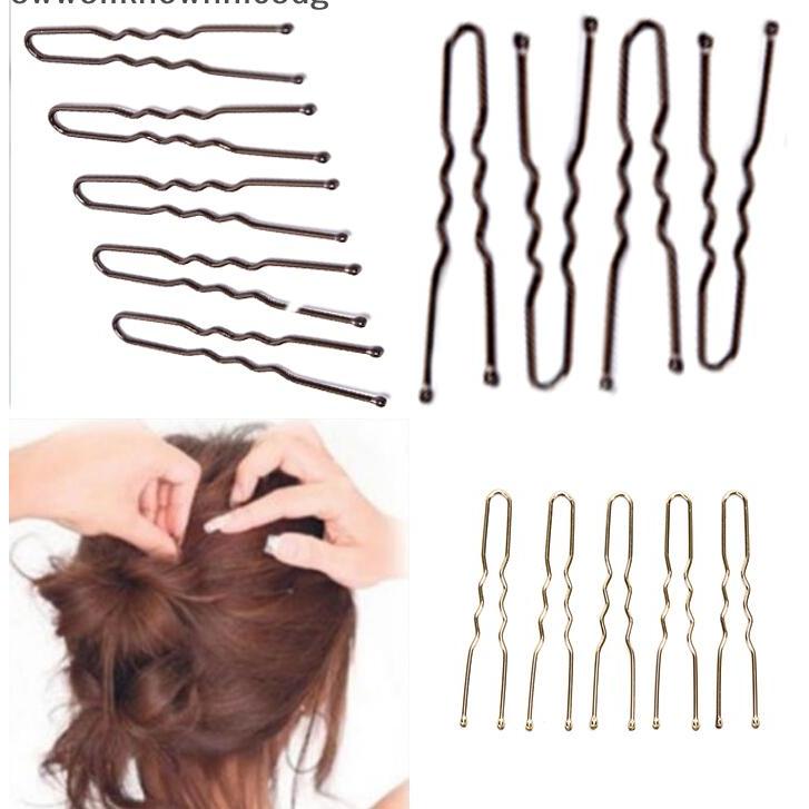 Newwellknownnicedg 20 ชิ้น/เซ็ตผู้หญิง U รูป Hairpin กิ๊บติดผม Bobby Pins โลหะ Barrette CCD