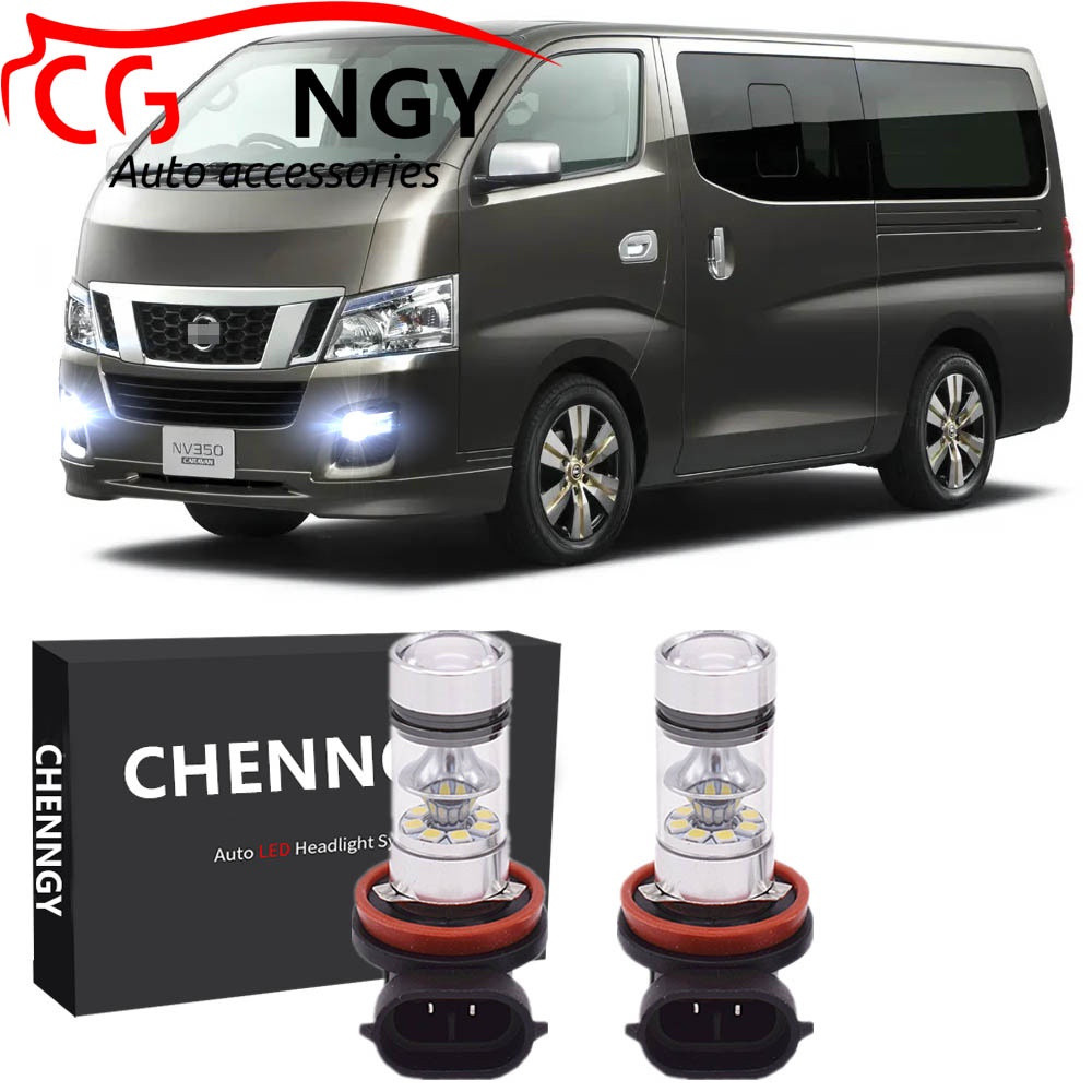 สําหรับ Nissan Urvan NV350 2015 - 2019 - 6000K 9-32V โปรเจคเตอร์ LED ไฟตัดหมอกด้านหน้าหลอดไฟ BH ชุด 