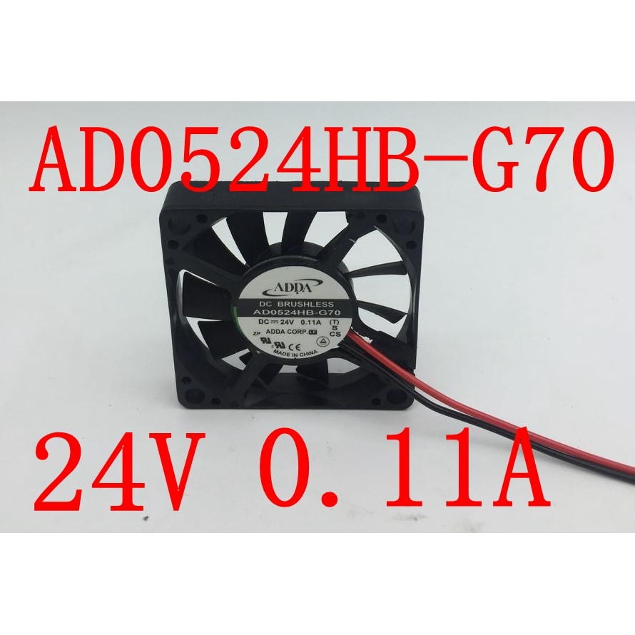 พัดลมพลังไต้หวันแท้ ADDA AD0524HB-G70 5010 24V 0.11 A 5CM