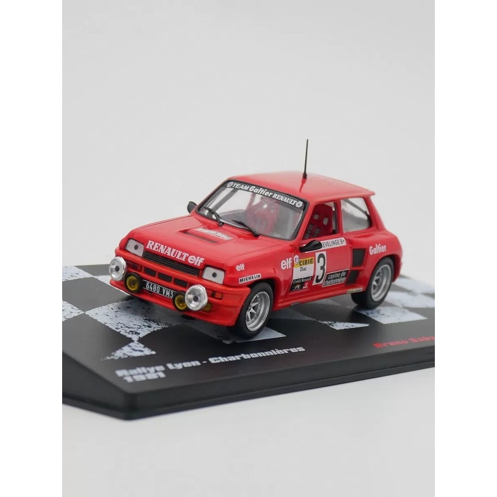 [คลังสินค้าพร้อมชุดเดียว] ixo Renault 5 Turbo WRC Rallye Lyon-Charbononnieres Leon-Charbonnier Rally