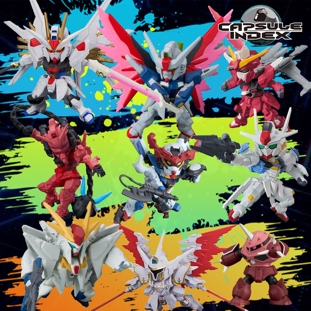 ไข่ของเล่นสําหรับเด็ก Spot Bandai Mobile Soldier Gundam Gashapon index Series Destiny Extraordinary 