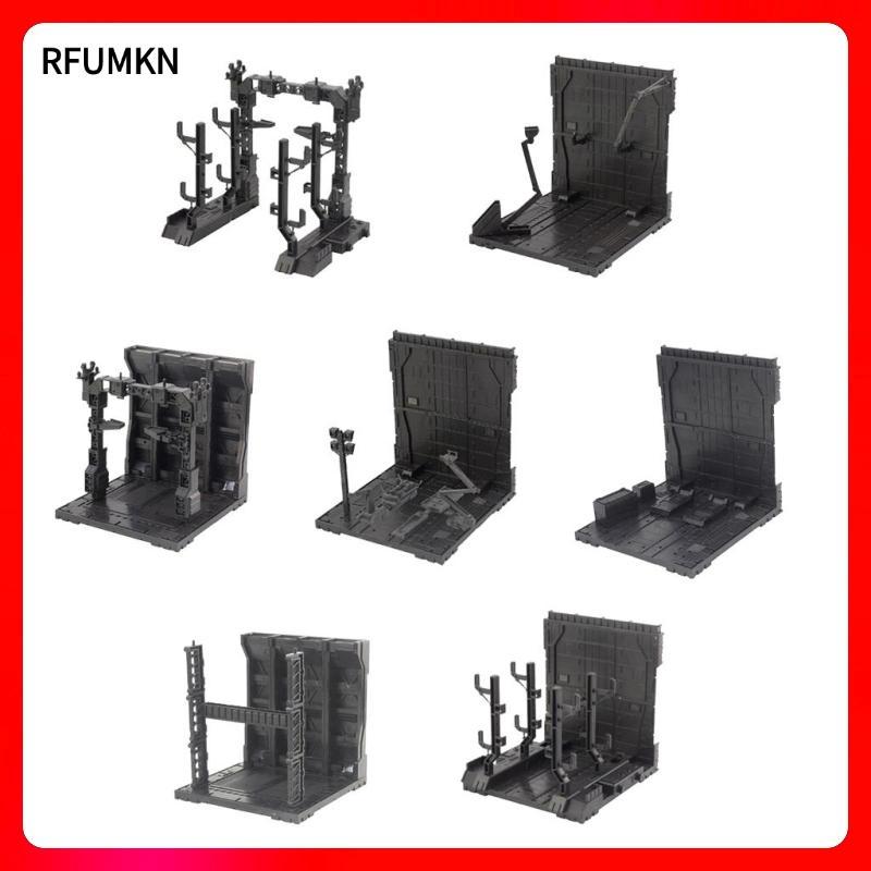 [rfumkn] Action Figure Display Model Toy Storage Garage Smoke Accessories ทนทาน