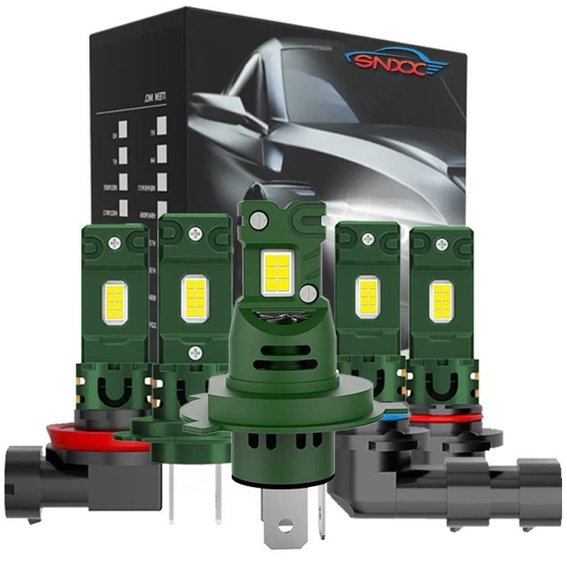 SNXX LED H7 Canbus ไฟหน้า 30000LM 1: 1 Mini ขนาด H4 LED ไฟหน้ารถหลอดไฟ Canbus H11 LED 6500K 12V ตัดห