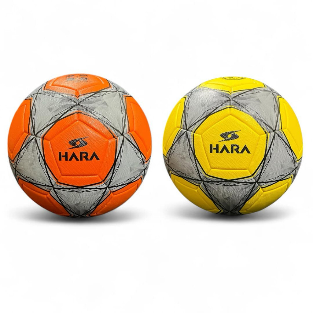 HARA Sport ลูกฟุตซอล เบอร์3.7 สูบลมพร้อมใช้ แถมเข็มและตาข่าย หนังPVCทนทาน - รหัส BFS05