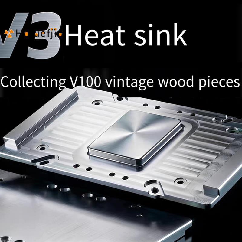 HouefjiuV100 SXM2 กราฟิกการ์ดฮีทซิงค์ V100 SXM2 กราฟิกการ์ด Vapor Chamber ฮีทซิงค์แผ่นความร้อน Cooli
