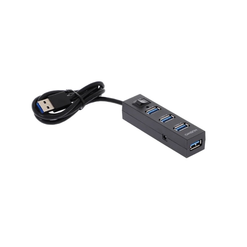 ยูเอสบี ฮับ นับโว NH-85 สีดำ Can add 4 USB3.1 ports