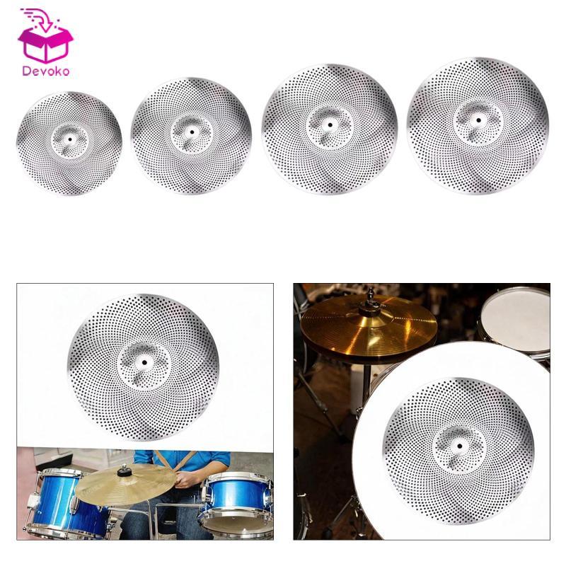 [chiwanji2mf] กลองชุด Mute Cymbal Quiet Percussion Pad Alloy Practice Cymbals สําหรับผู้เริ่มต้นตีกล