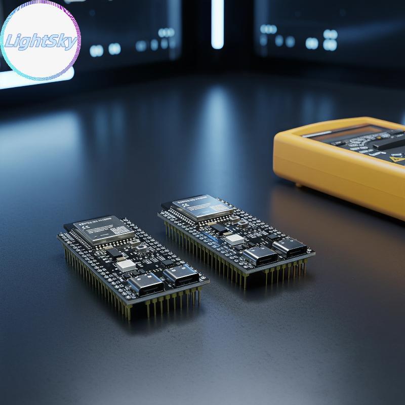 LightSky ESP32-S3-DevKitC-1 บอร์ดพัฒนา Dual-mode BT 2.4G WiFi โมดูล 8MB PSRAM 16MB แฟลชสําหรับ DIY I