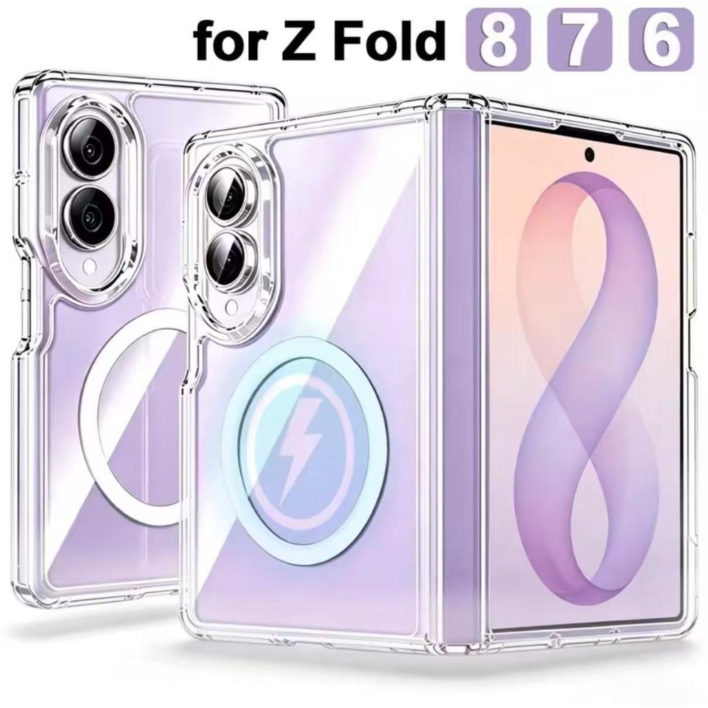 เคสชาร์จไร้สาย  สำหรับ Samsung Z Flip8 Z Fold 8 ultra Z Fold8Ultra Z Flip 8 Fold8 Fold7 Flip7 เคสแม่