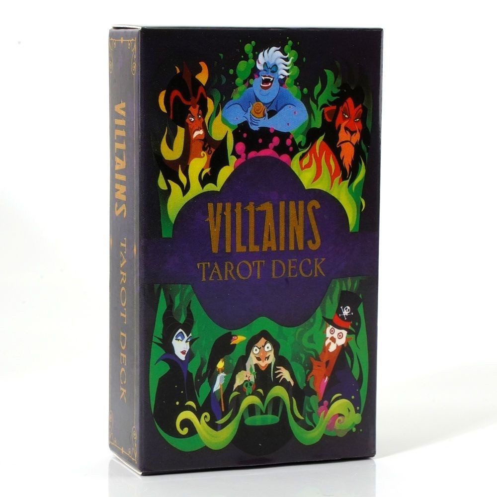 พร้อมสต็อก Villains/Villains Tarot Deck เกมกระดานภาษาอังกฤษการ์ดเกม