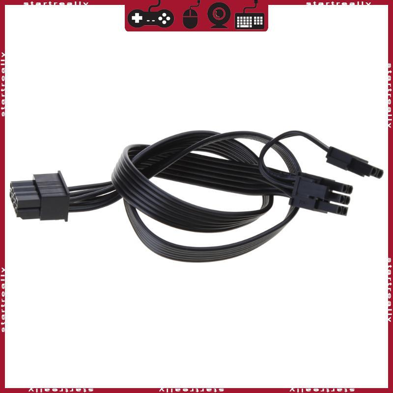 ST การ์ดวิดีโอคอมพิวเตอร์ PSU แบบแยกส่วน 8PIN to GPU 8Pin 6+2Pin 6pin สายเคเบิลอะแดปเตอร์