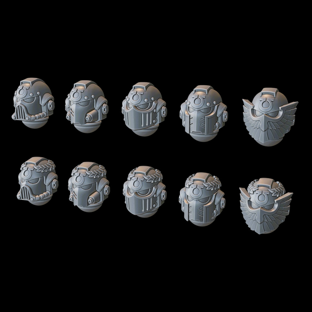 [อุปกรณ์เสริม Wahammer] A8-1 Head Modification 1 Extreme Warrior U Group Accessories รุ่นสีขาว