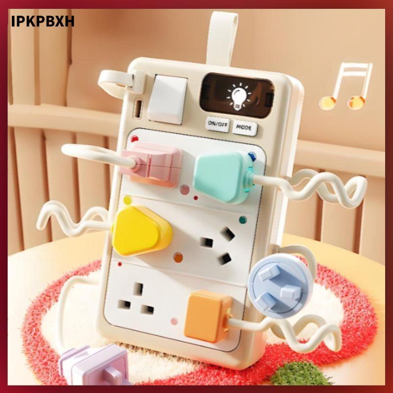 MagiDeal Plug and Toy Fine Motor Skills Power Strip Learning Basic Normal Battery