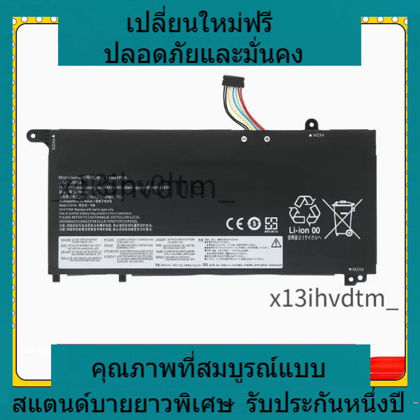 ✨ ประสิทธิภาพสูง battery Lenovo L19C3PDA L19L3PDA L19D3PDA L19M3PDA SB10Z21208 21196 เปลี่ยนใหม่ฟรี✨