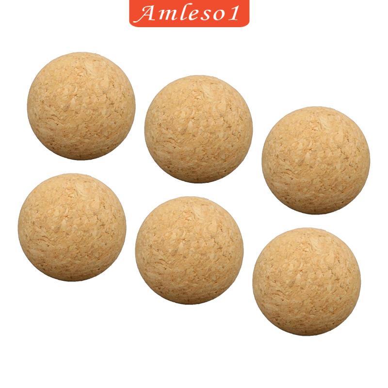 [Amleso1] 6x Table Football Cork Table ไม้ฟุตบอล Foosball 36mm Table Soccer Accessories