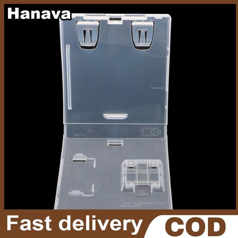 (Hanaya) สีขาวใสเปลี่ยนตลับเกมกล่องป้องกันสําหรับ NDS Lite NDSL GBA เกมรถเข็นอุปกรณ์เสริมสําหรับเล่น