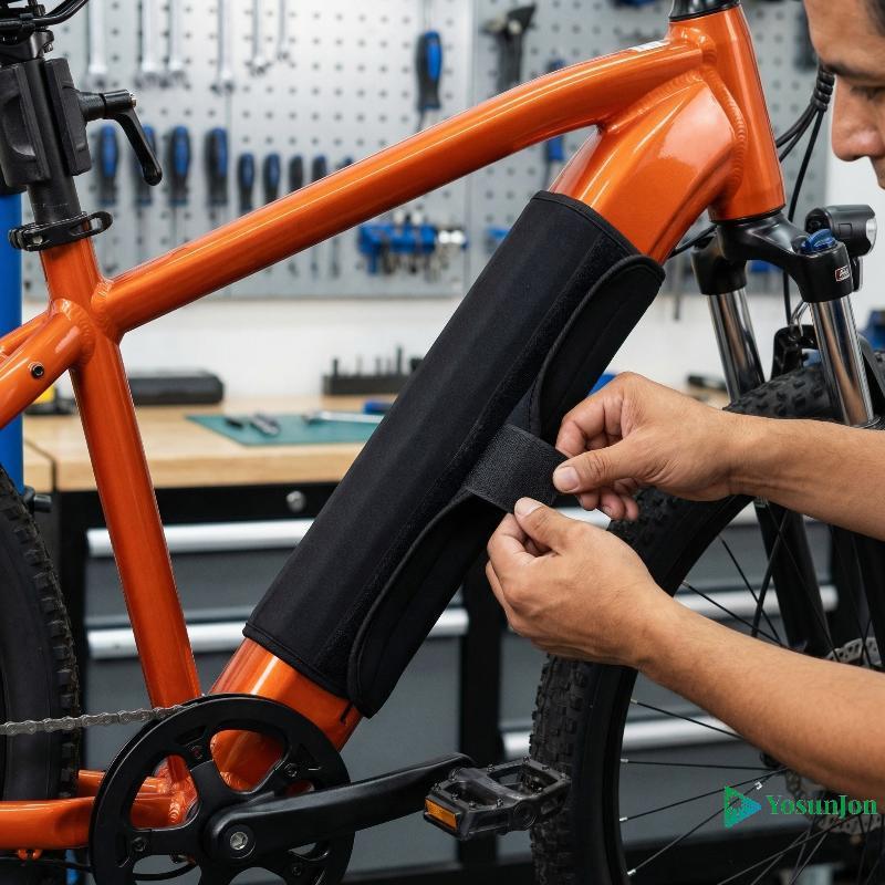 YosunJon] E-Bicycle Cover Frame ฉนวนกันความร้อนกันฝุ่นเคสสําหรับจักรยานไฟฟ้าฤดูหนาวขี่กลางแจ้งใหม่
