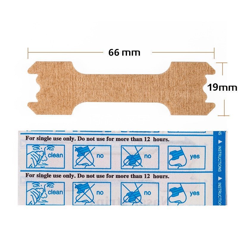 50 Pcs Breathe Right Better Nasal Strips 66*19mm Big Size for Adult Stop Snoring Health Care Strip