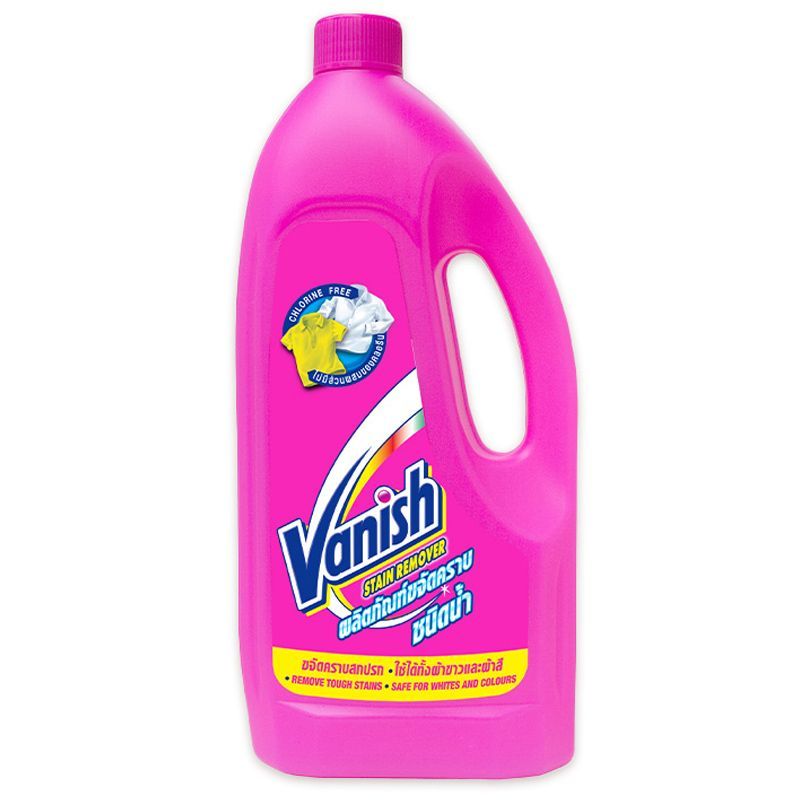 แวนิชน้ำยาขจัดคราบชนิดน้ำ 1ลิตร Vanish Liquid Stain Remover 1ltr. [หมายเลขบาร์โค้ด 8850360101211 ]
