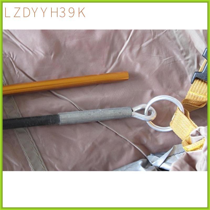 [lzdyyh39k] AWNING TENT POLE RINGS 2 PINS Outdoor Camping Hiking Motorhome Travel