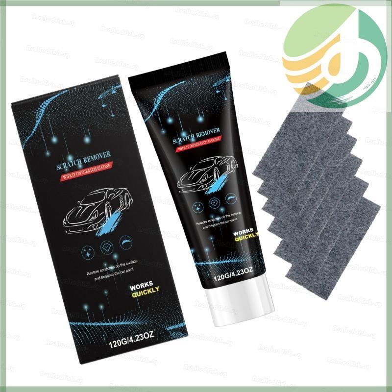 Yf9 As Car Finish Care Set with Scratch Remover 6 Wipe Cloths and Storage Box Wipe-On Touch Up Kit f