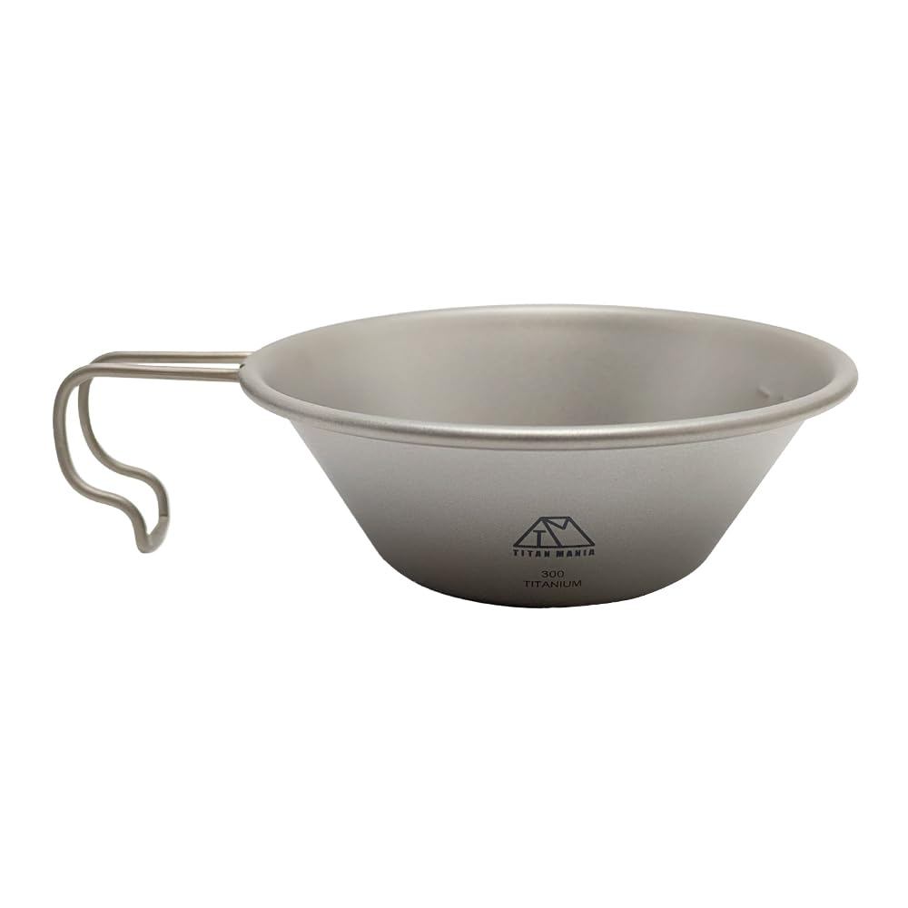 TITAN MANIA Titanium Sierra Cup - Lightweight Cooking Mug with Measurements and Flame Safe Design