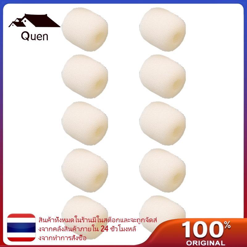 Queen 10 ชิ้นปกไมโครโฟนกระจกกระจกโฟมครอบคลุมฝาครอบกระจกสําหรับ K9