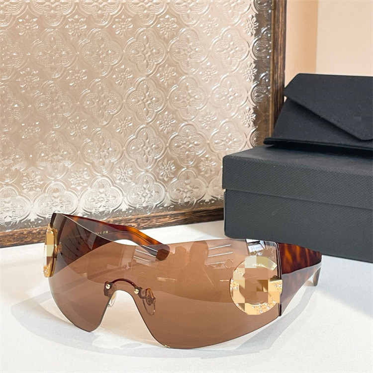L6YU DG- Y2K Future Millennium Style One-Piece Sunglasses DG2298B