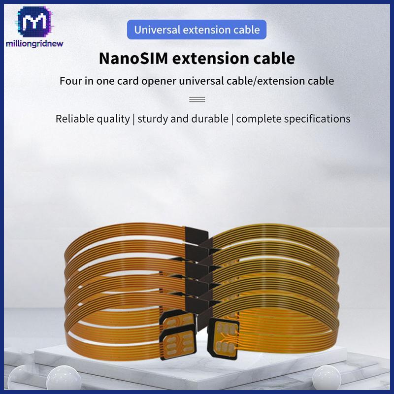 [ล้านgridnew] Nano 4FF ซิมการ์ด Converter FPC Extension Cable to Nano 4FF Micro 3FF Standard 2FF Sim