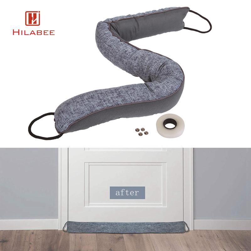 [hilabee] Door Sweep Weather Peeler Heavy Duty Grey Door Seal Noise Blocker สําหรับ Office และ House