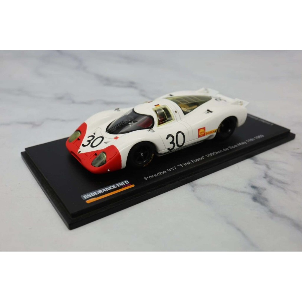 [สต๊อกพร้อม] Spark 1/43 Porsche 917 1969 Spa 1,000km 917 The First Game of History อึดทน-info Limite