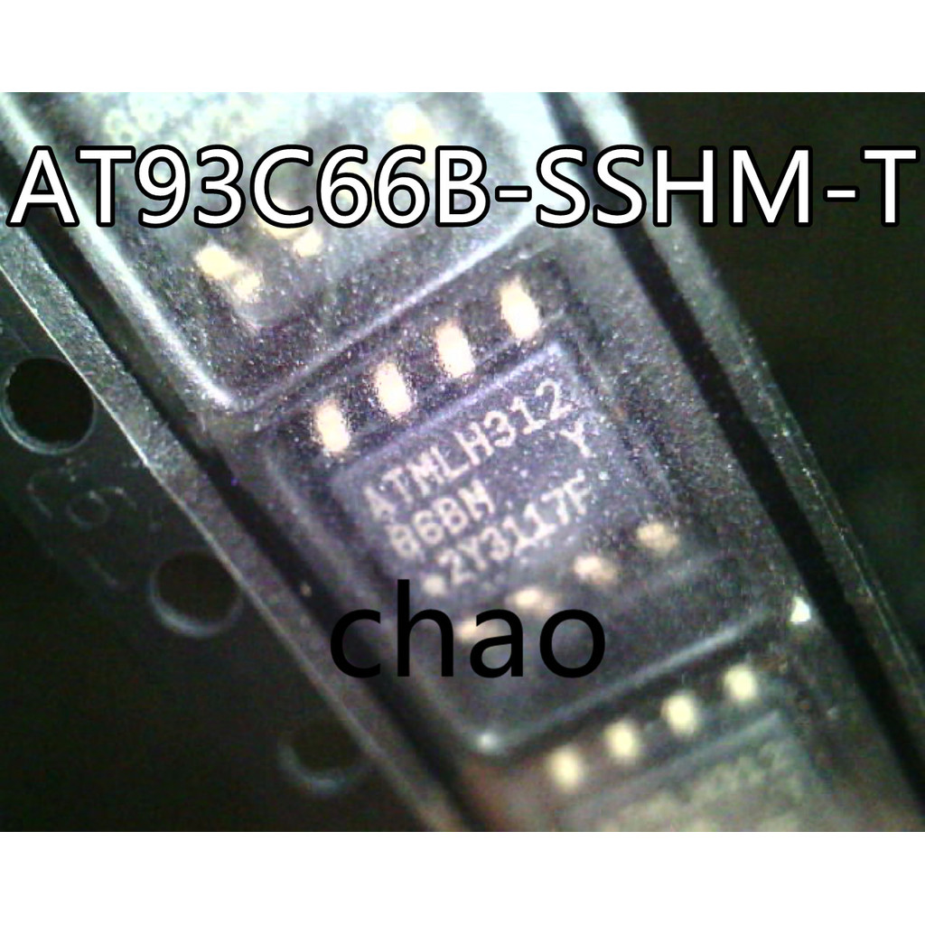 ยี่ห้อใหม่ AT93C66B-SSHM-T 66BM Patch SOIC-8 EEPROM หน่วยความจํา