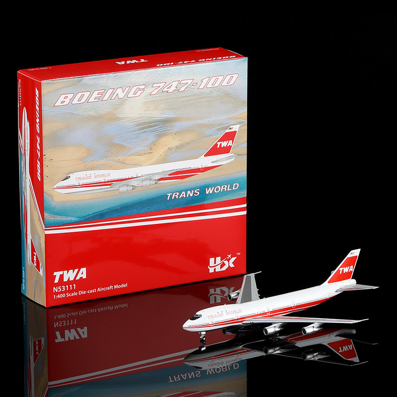 HX รุ่น 1/400 TWA TWA B747-100 N53111/N93105