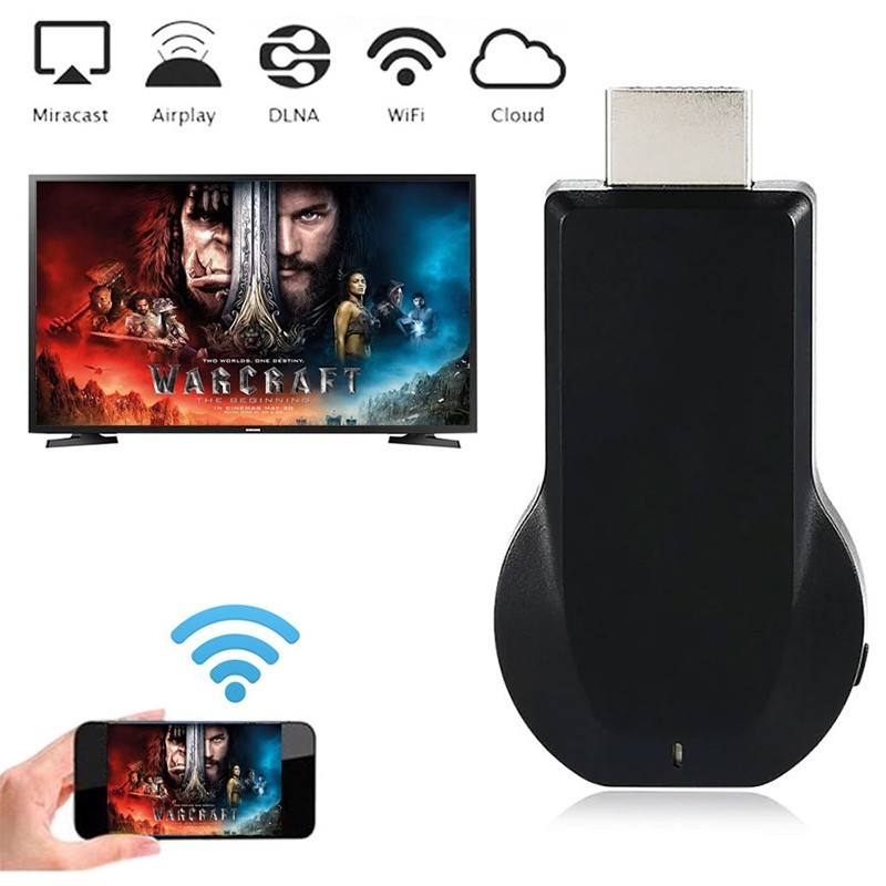 Wireless MiraScreen Bluetooth Wifi Display TV Dongle Receiver 1080P DLNA Airplay Mirroring TV Stick