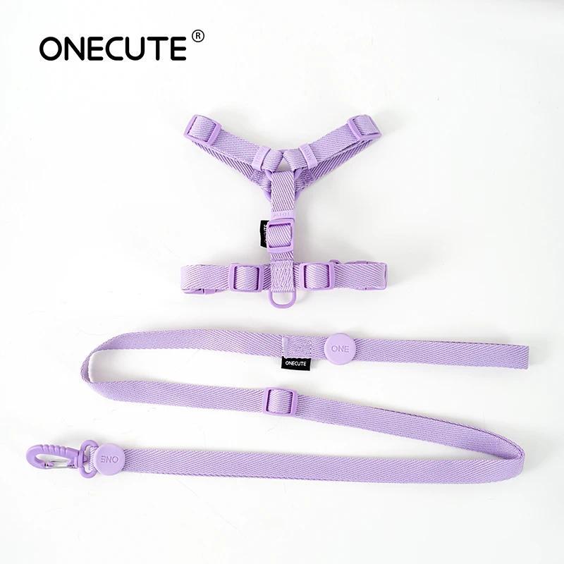 Dog Harness Dog Collar Dog Leash Macarone Color Cat Accessories Pet Small Dog Accessories Small Dog 