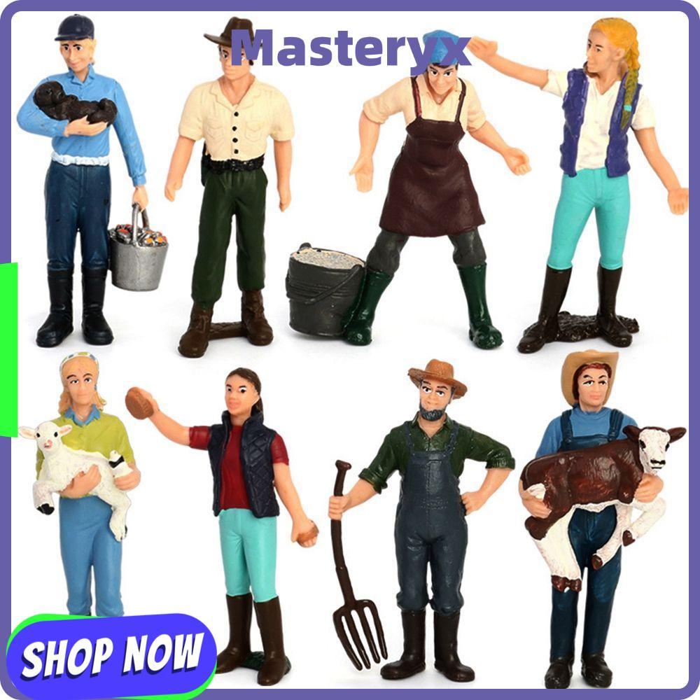 MASTERYX Staff People Multistyles Collection ของเล่นรูปปั้นขนาดเล็กรูปของเล่น