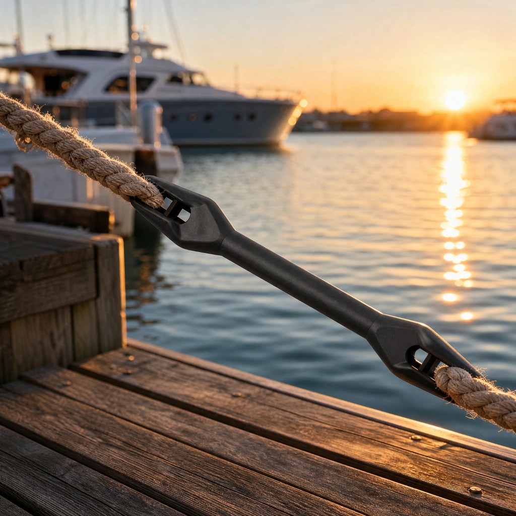 Marine Mooring Snubber ยางดูดซับแรงกระแทก Moowring Snubber เสริมน้ําเค็มสําหรับ Marina Operators