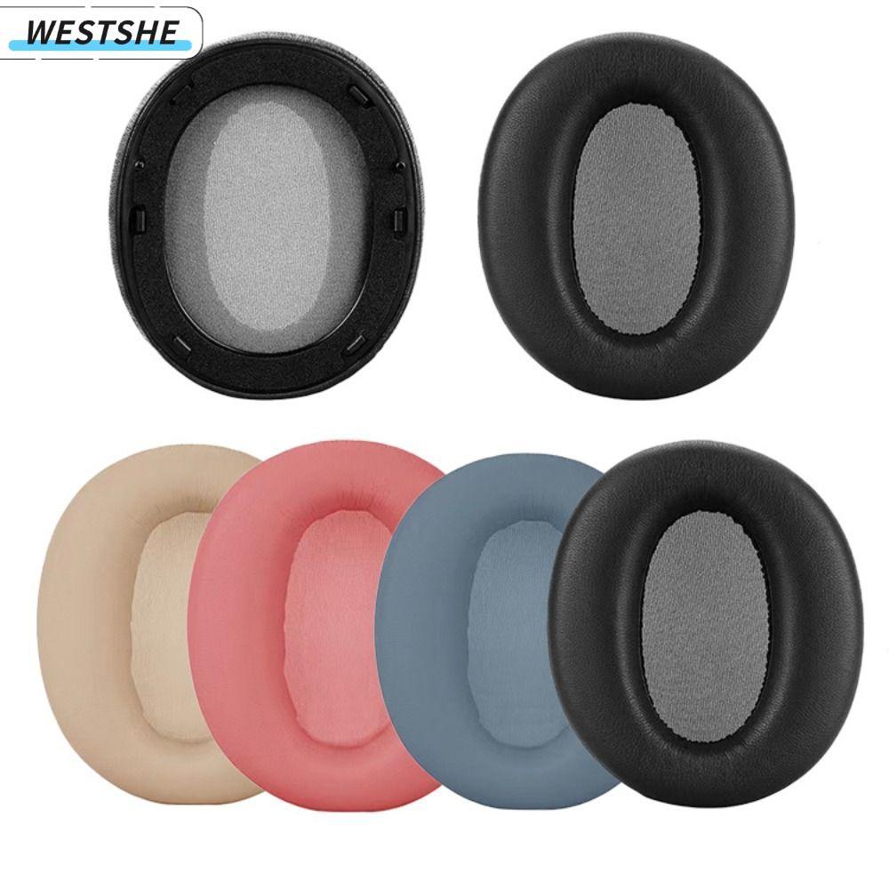 WESTSHE  อะไหล่สำหรับเปลี่ยน ที่ปิดหูกันหนาว อุปกรณ์เสริมเสริม หูฟังแบบสวม ฟองน้ำโฟมฟองน้ำ for Edifi