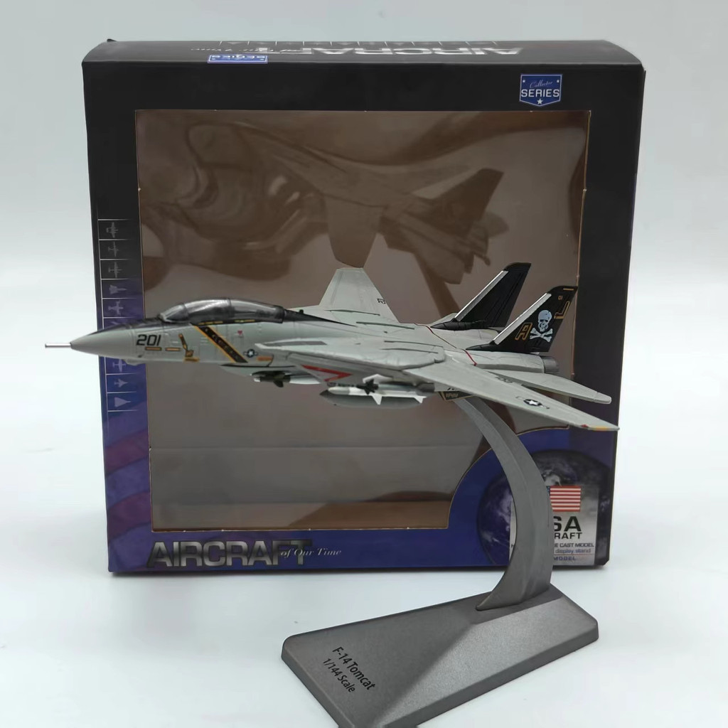 1: 144 Tomcat F14D Fighter World War II จําลองเครื่องบินเครื่องบินรุ่นเครื่องประดับผลิตภัณฑ์สําเร็จร