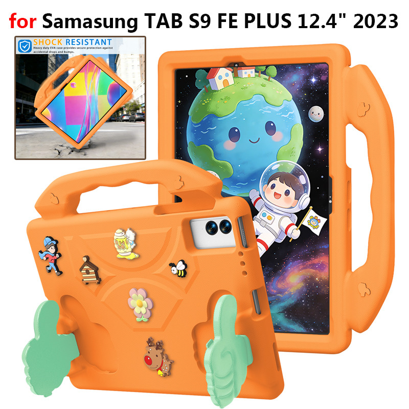 สําหรับ Samsung Galaxy Tab S9 FE PLUS X810 X816B X818U 12.4 นิ้ว 2023 S9 FE + X610N Tab S10 PLUS SM-