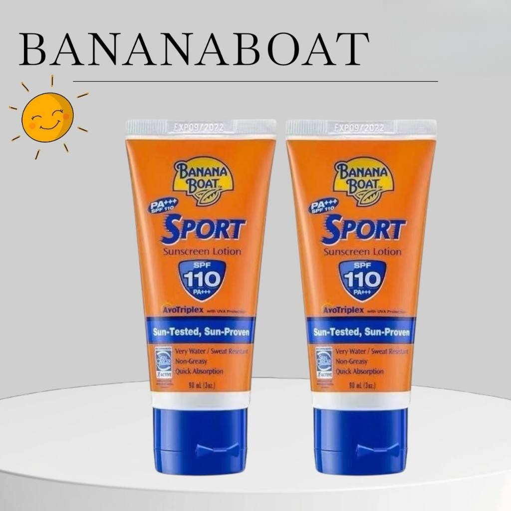 พร้อมส่ง ครีมกันแดด Banana Boat Sport 90g SPF 110 PA+++ ครีมกันแดดกันน้ำ