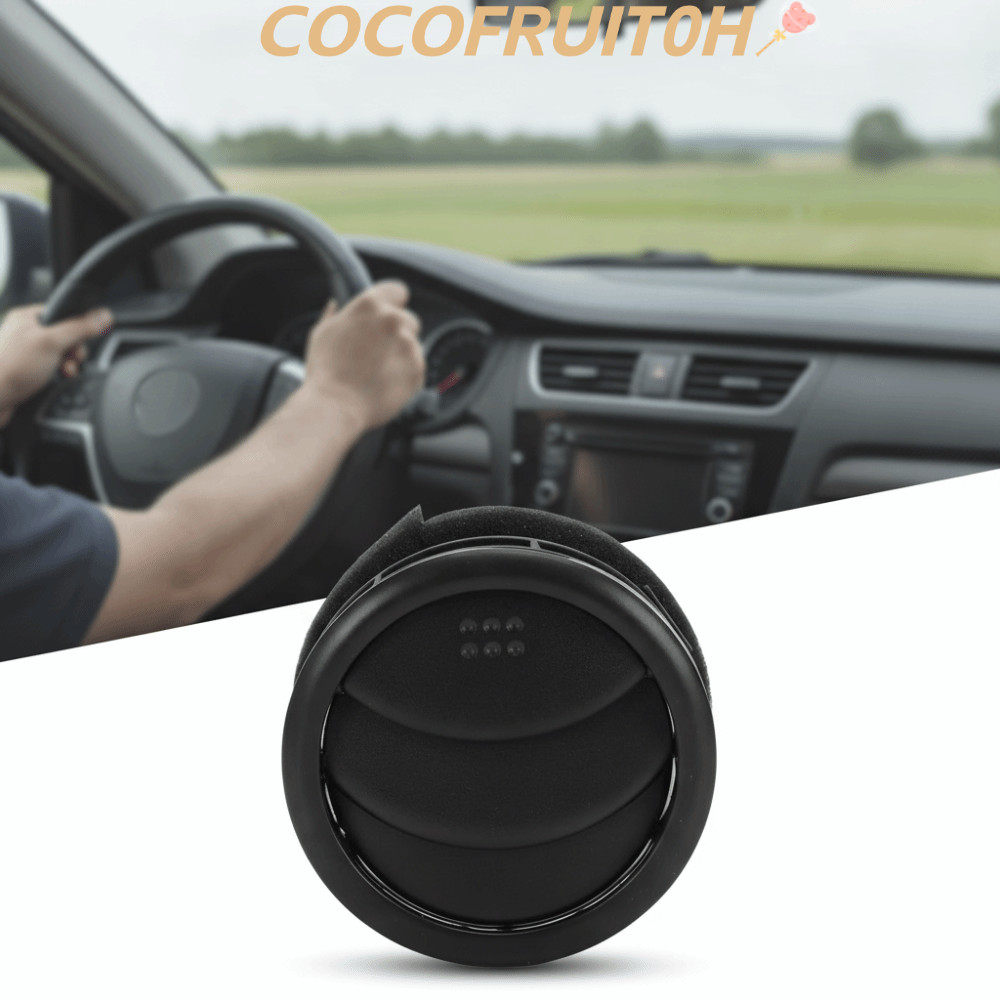 COCOFRUIT0H AC Vent Grille, สําหรับด้านหน้า Dash Circular Dash Vent Cover, ทนทาน OEM 73610 75H01 5PK