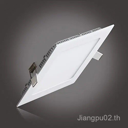 Ultra Thin 3W 4W 6W 9W 12W 15W 25W Dimmable LED Downlight Square LED Panel / Painel Light Lamp สําหร