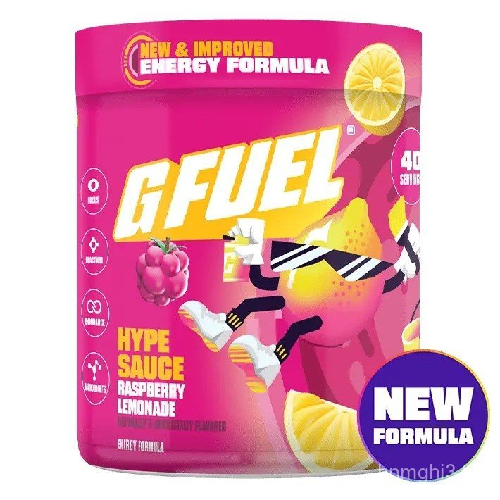 G FUEL Energy Formula 2.0 เครื่องดื่มชนิดผง | 40 เสิร์ฟ Sport Energy Stamina Boost Caffeine Energy B