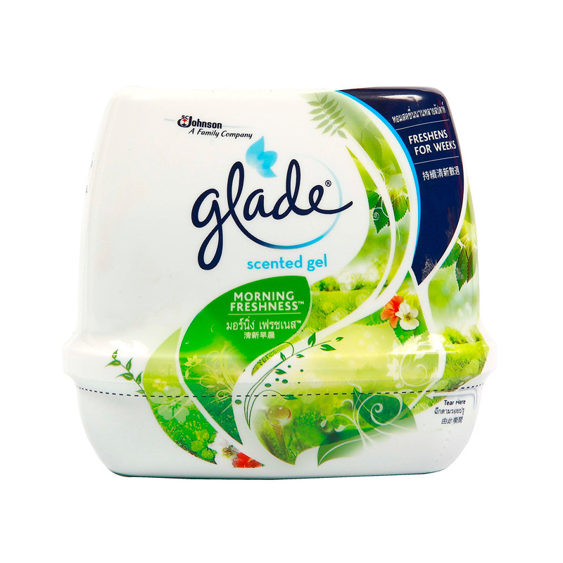 GLADE เจลหอมปรับอากาศ มอร์นิ่ง เฟรชเนส ขนาด 180 กรัม